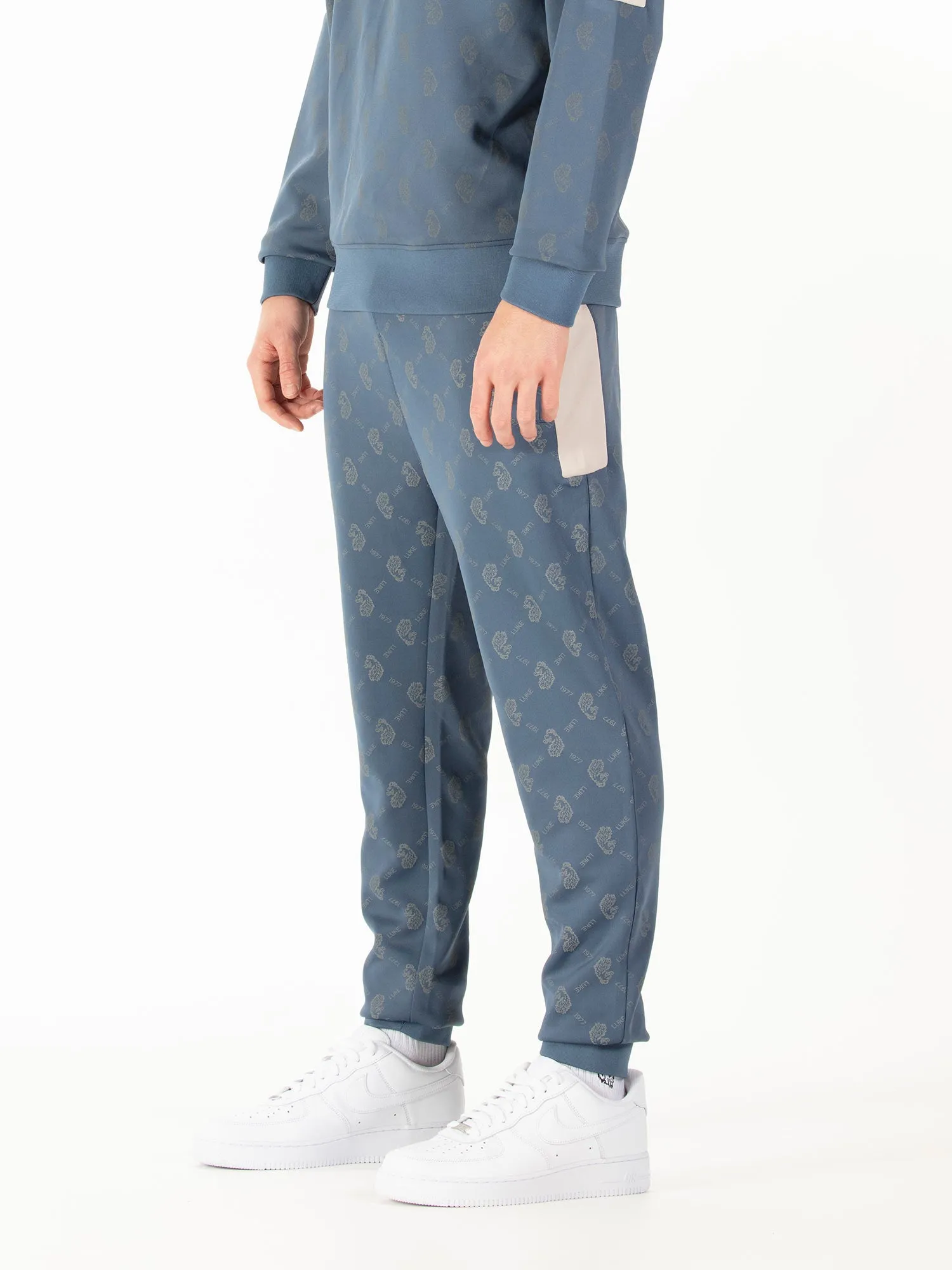 GOLDEN BALLS OVERPRINT JOGGERS sold by Luke 1977