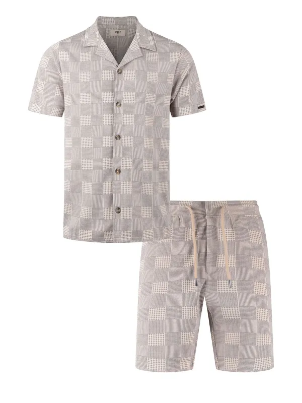 PACAYA WAFFLE TEXTURED SHORT SET sold by Luke 1977