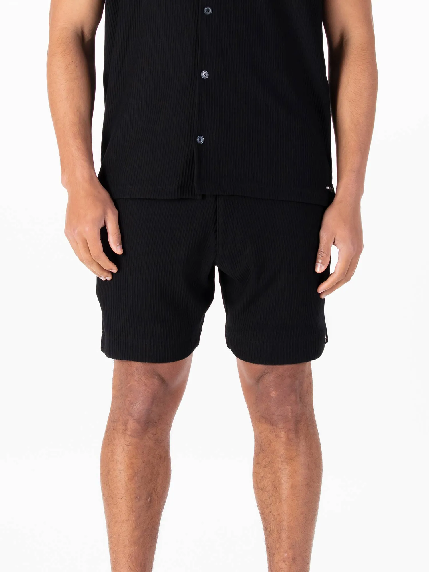 HELSTON RIBBED TEXTURED SHORTS sold by Luke 1977 product image thumbnail 4