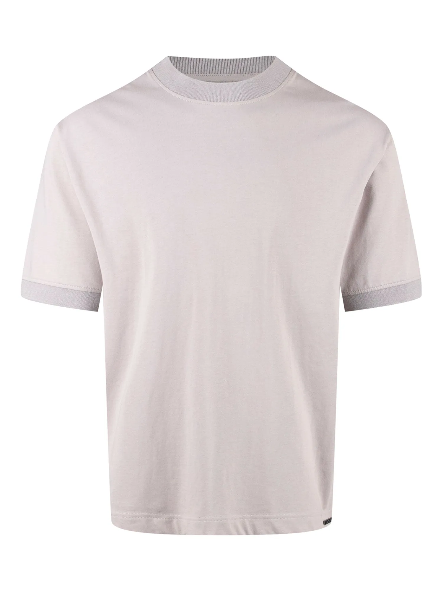 Watergate Pima Cotton Crew Neck T-Shirt - Grey sold by Luke 1977 product image thumbnail 2