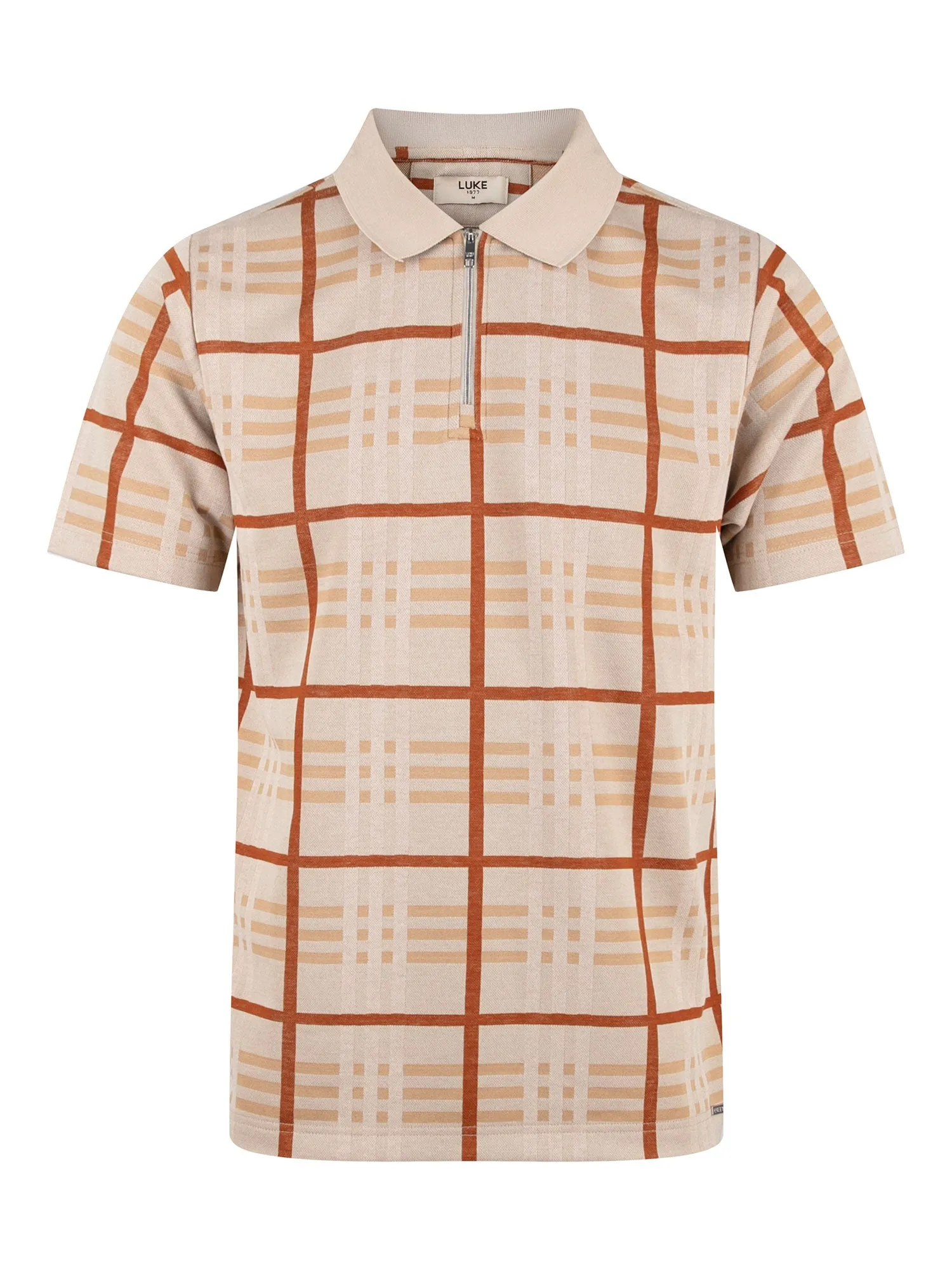 FORT CHECK ZIP POLO sold by Luke 1977 product image thumbnail 2