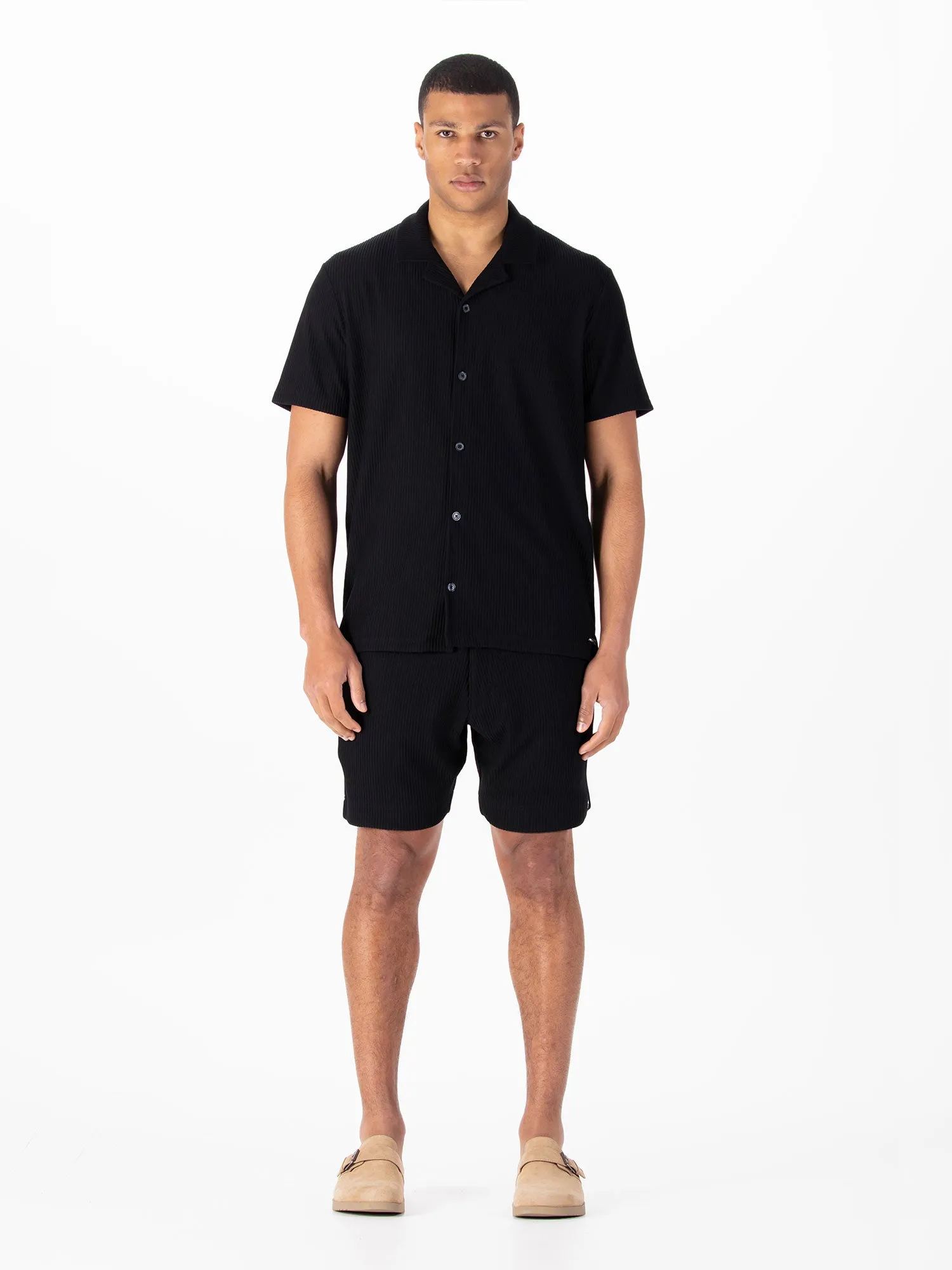 GWITHIAN RIBBED TEXTURED SHORT SET sold by Luke 1977 product image thumbnail 3