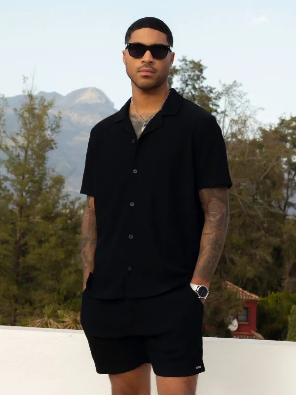 GWITHIAN RIBBED TEXTURED SHORT SET sold by Luke 1977