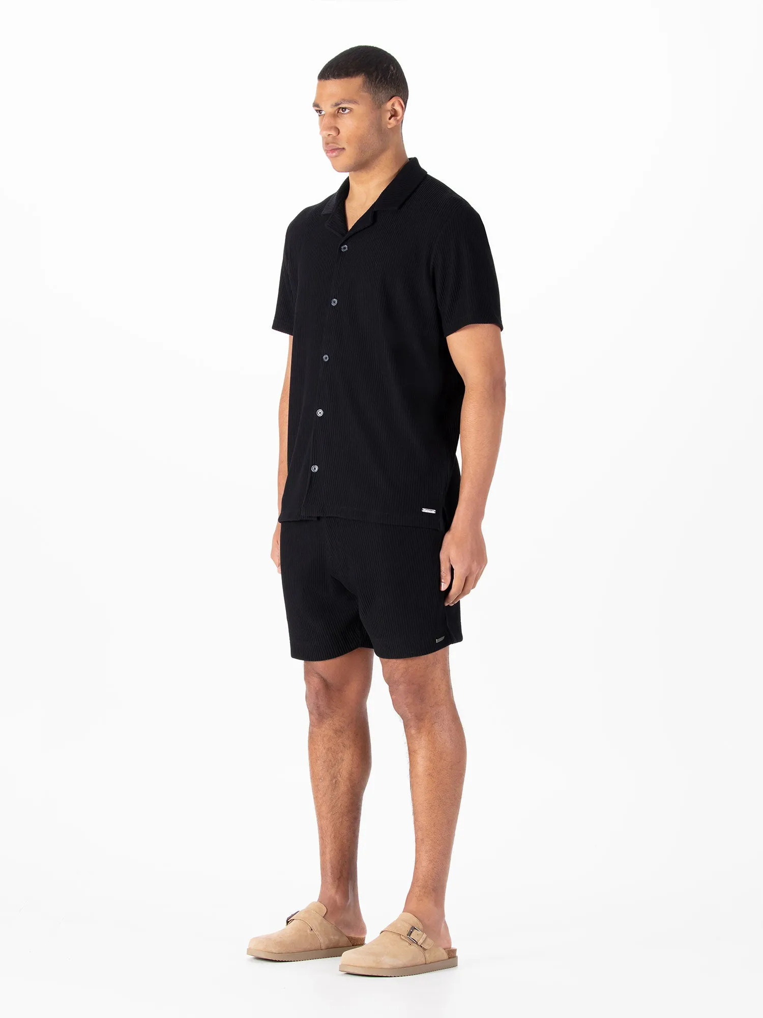 GWITHIAN RIBBED TEXTURED SHORT SET sold by Luke 1977 product image thumbnail 4