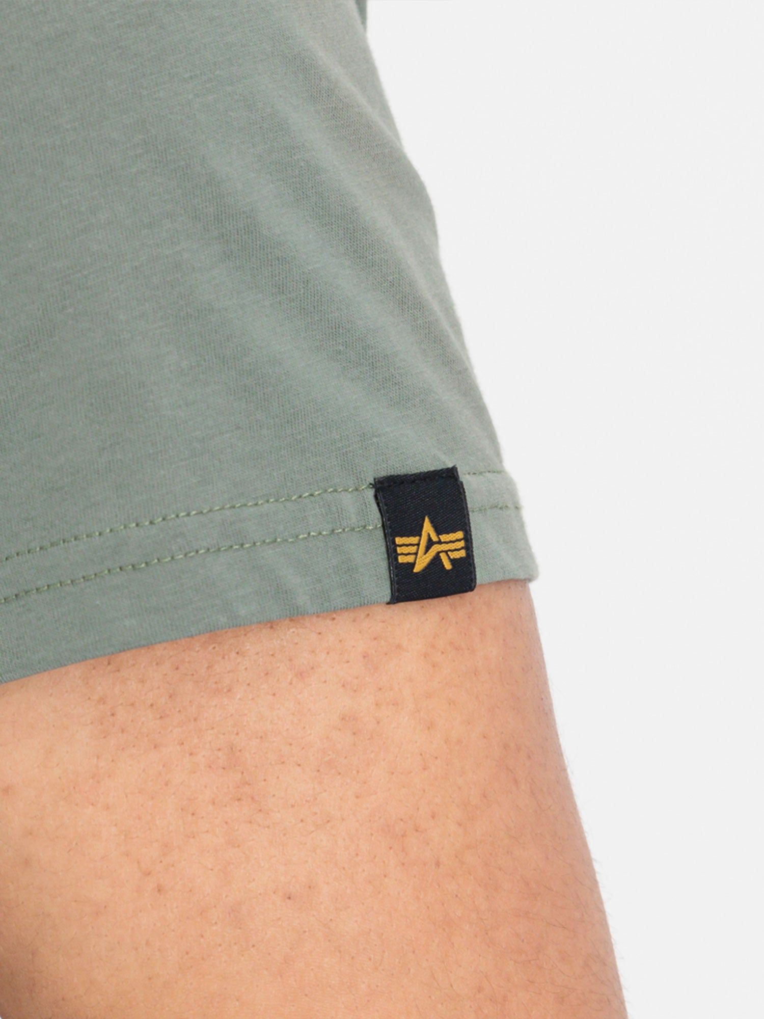 ALPHA INDUSTRIES BASIC T SMALL LOGO T-SHIRT sold by Luke 1977 product image thumbnail 4