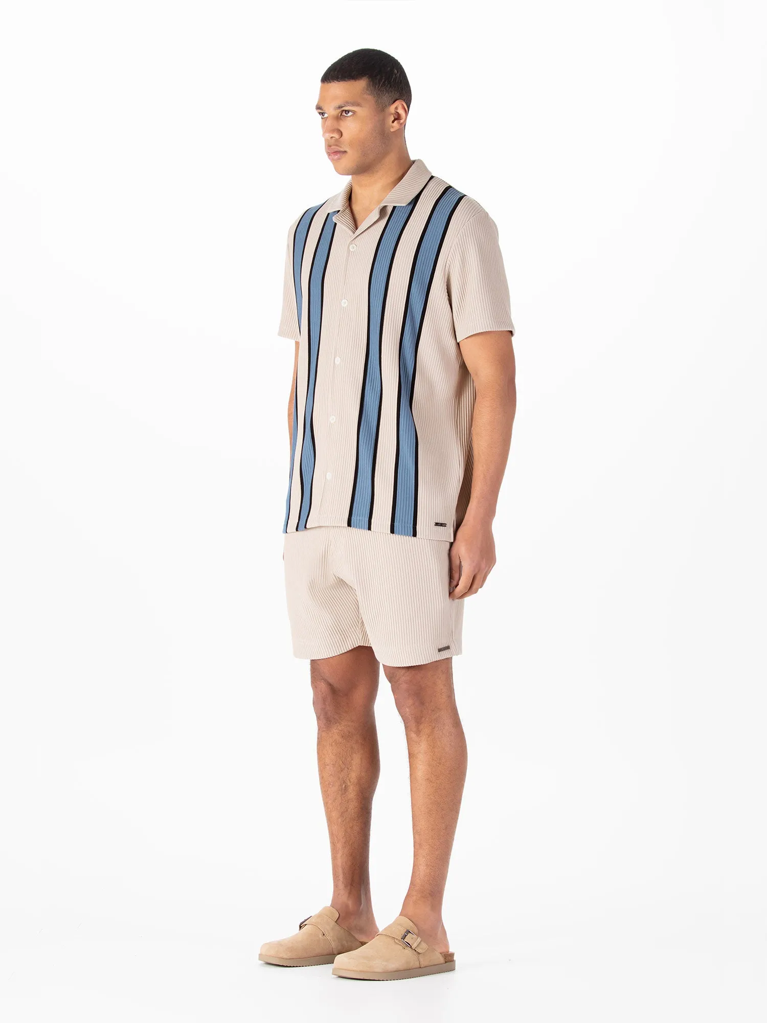 GWITHIAN RIBBED TEXTURED SHORT SET sold by Luke 1977 product image thumbnail 4