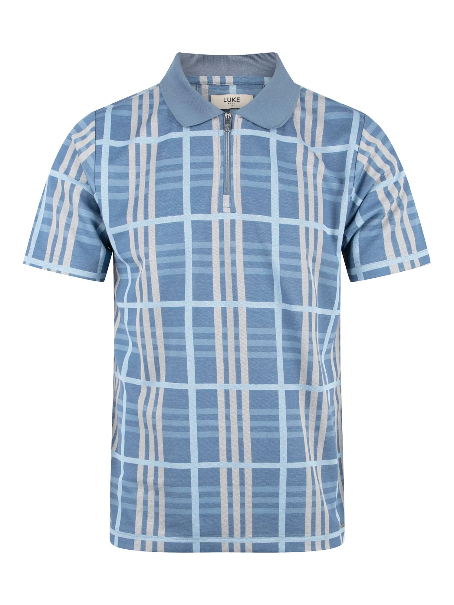 FORT CHECK ZIP POLO sold by Luke 1977 product image thumbnail 3