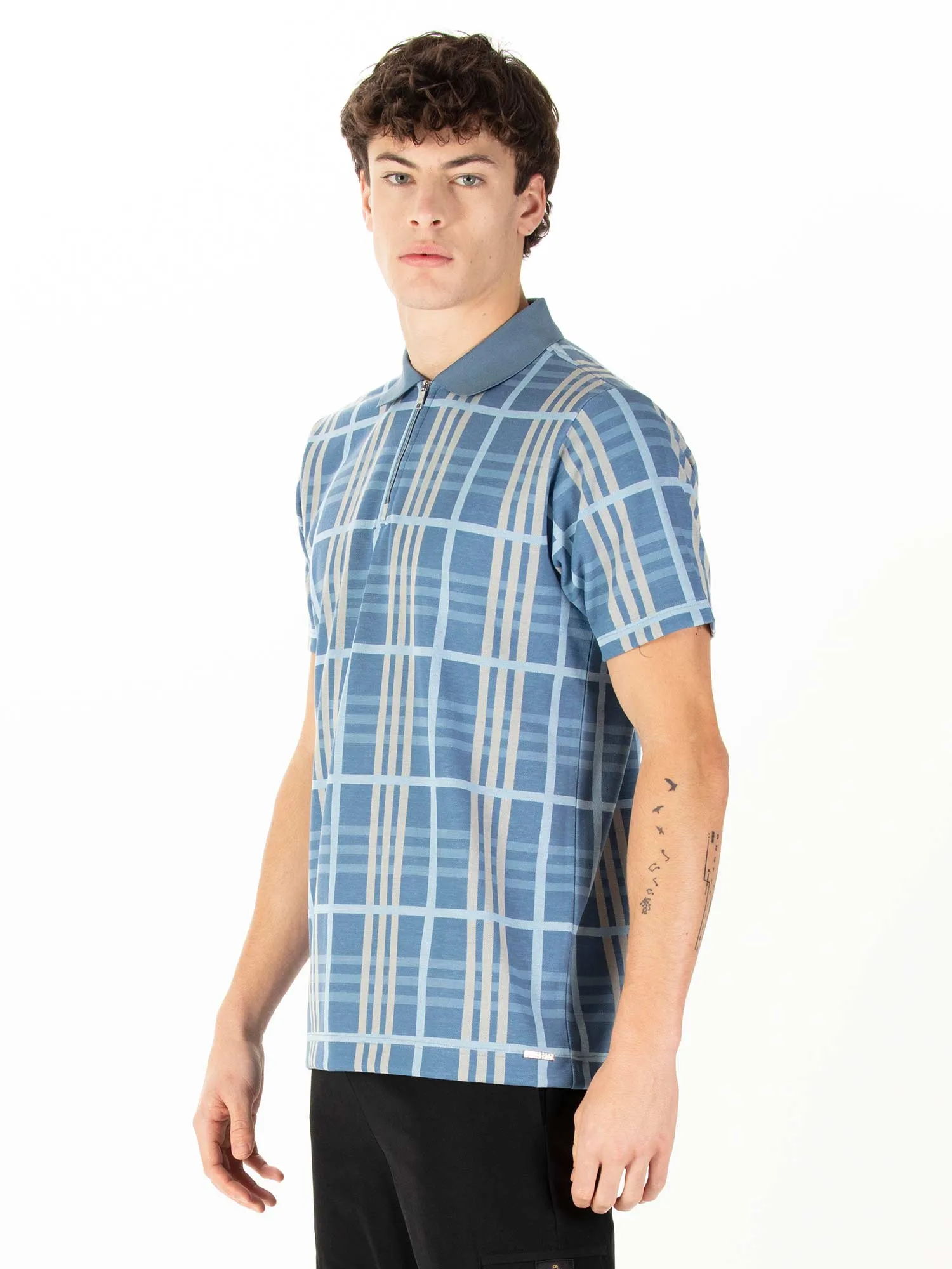 FORT CHECK ZIP POLO sold by Luke 1977 product image thumbnail 4