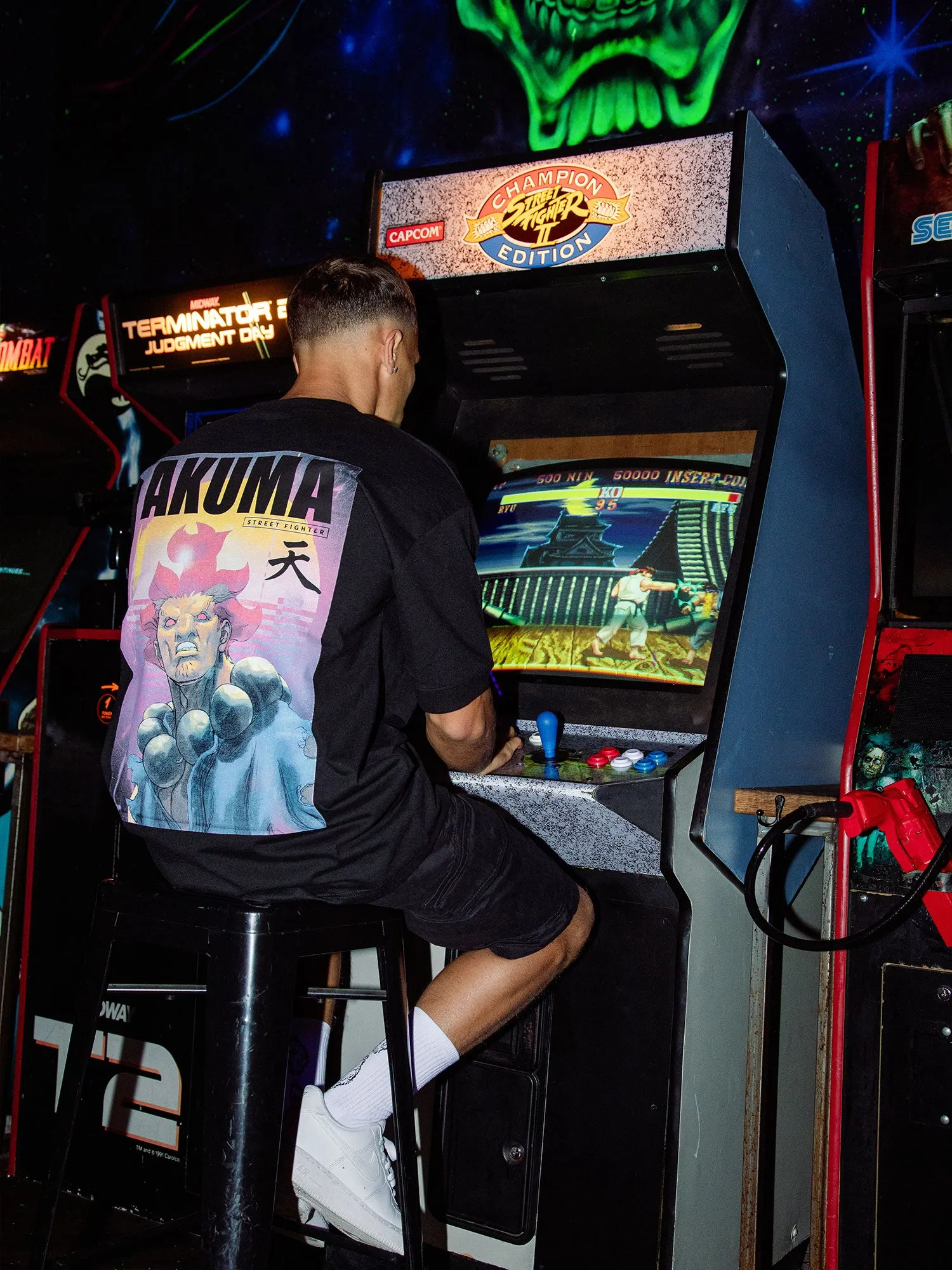 AKUMA STREET FIGHTER T-SHIRT sold by Luke 1977 product image thumbnail 2