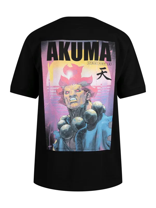 AKUMA STREET FIGHTER T-SHIRT sold by Luke 1977