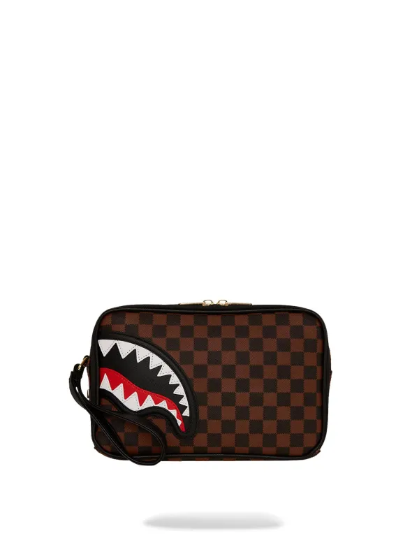 SPRAYGROUND SAWTOOTH SHARKS IN PARIS TOILETRY BRICK sold by Luke 1977