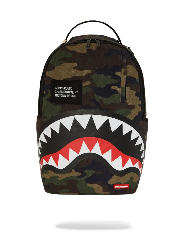 SPRAYGROUND SHARK CENTRAL CAMO  DLXS BACKPACK sold by Luke 1977