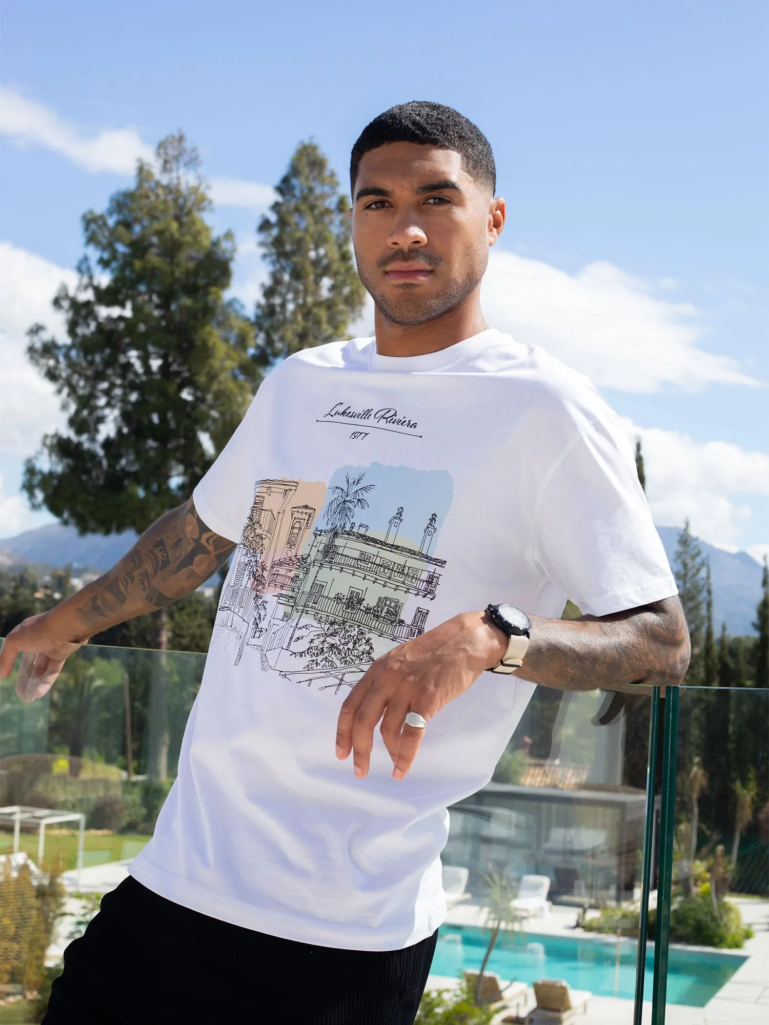 EZE PRINTED RELAXED T-SHIRT sold by Luke 1977