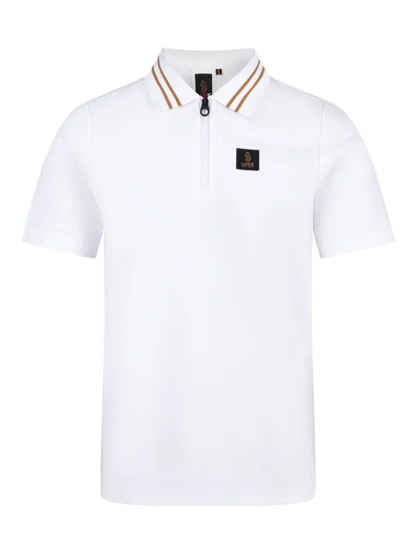 THROOP ZIP NECK POLO sold by Luke 1977