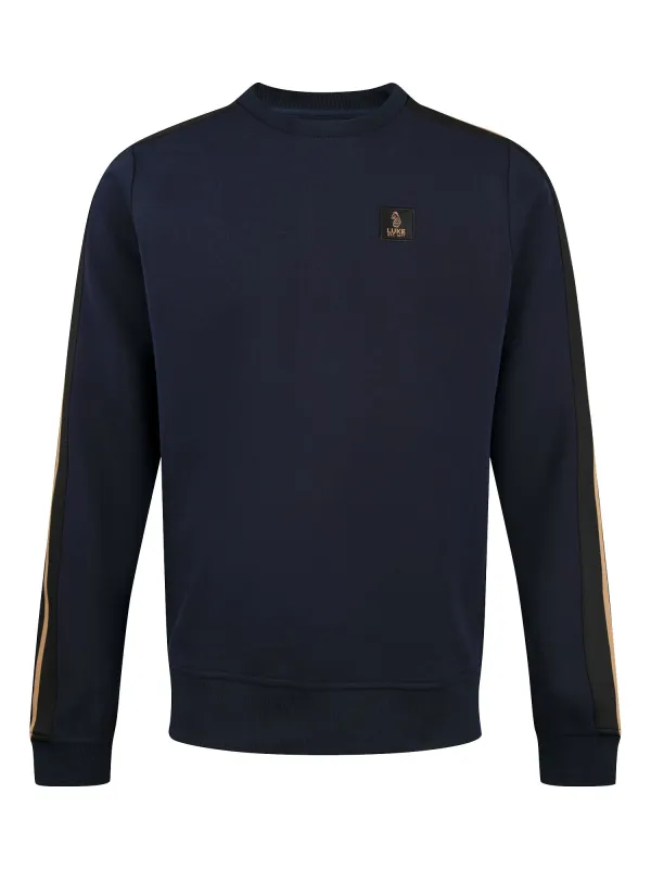 MASSACHUSETTS 1000 TAPE DETAIL SWEATSHIRT sold by Luke 1977