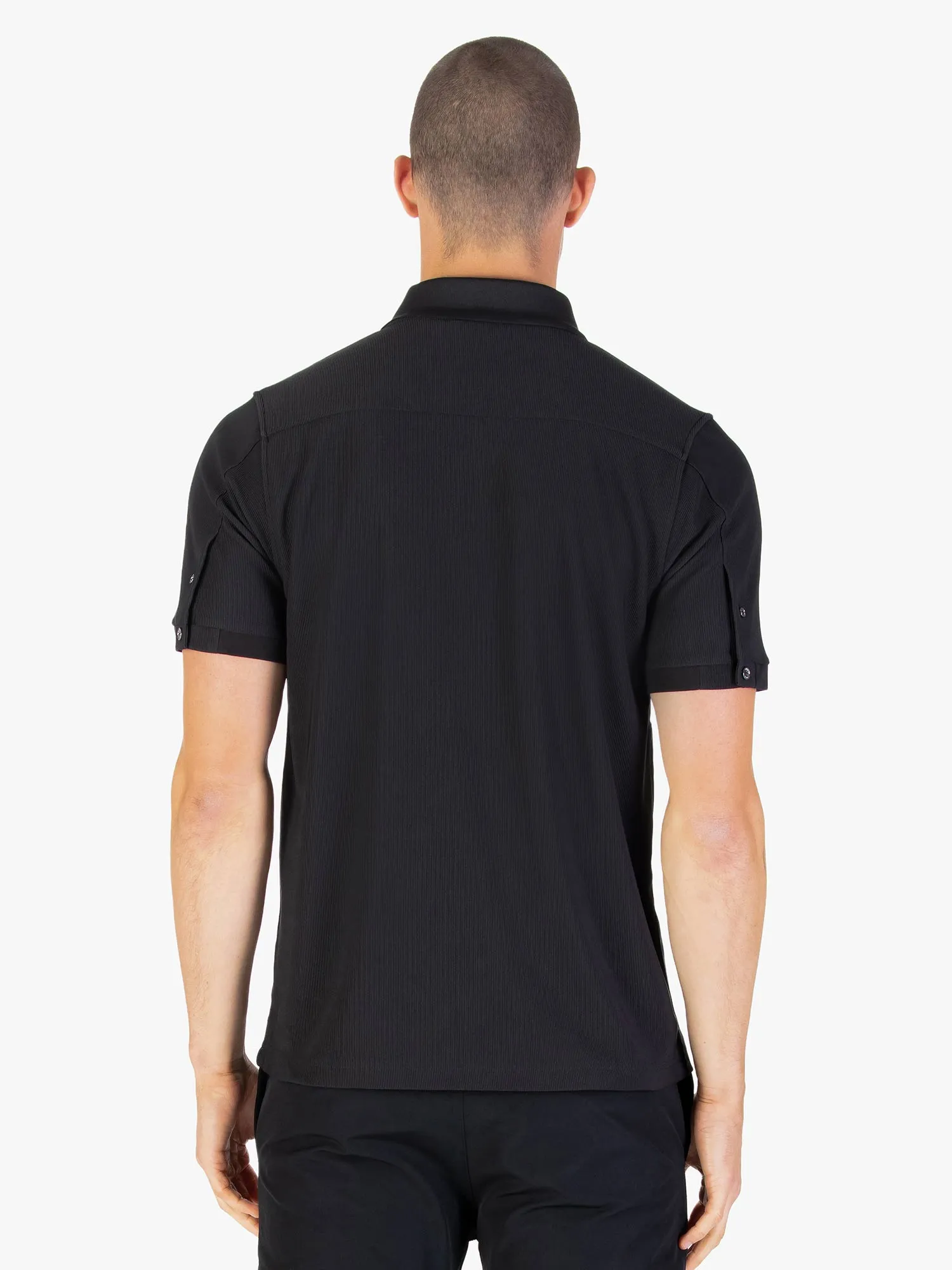 PENRITH ZIP NECK SHORT SLEEVE POLO sold by Luke 1977 product image thumbnail 4