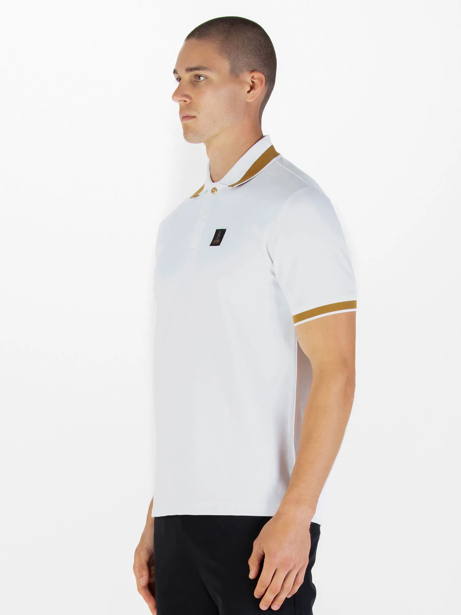MAKATI HONEYCOMB TEXTURED POLO sold by Luke 1977 product image thumbnail 3