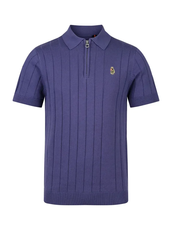 RIB EYE KNITTED POLO sold by Luke 1977