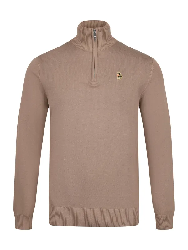 PRETENDER FUNNEL NECK KNITTED JUMPER sold by Luke 1977