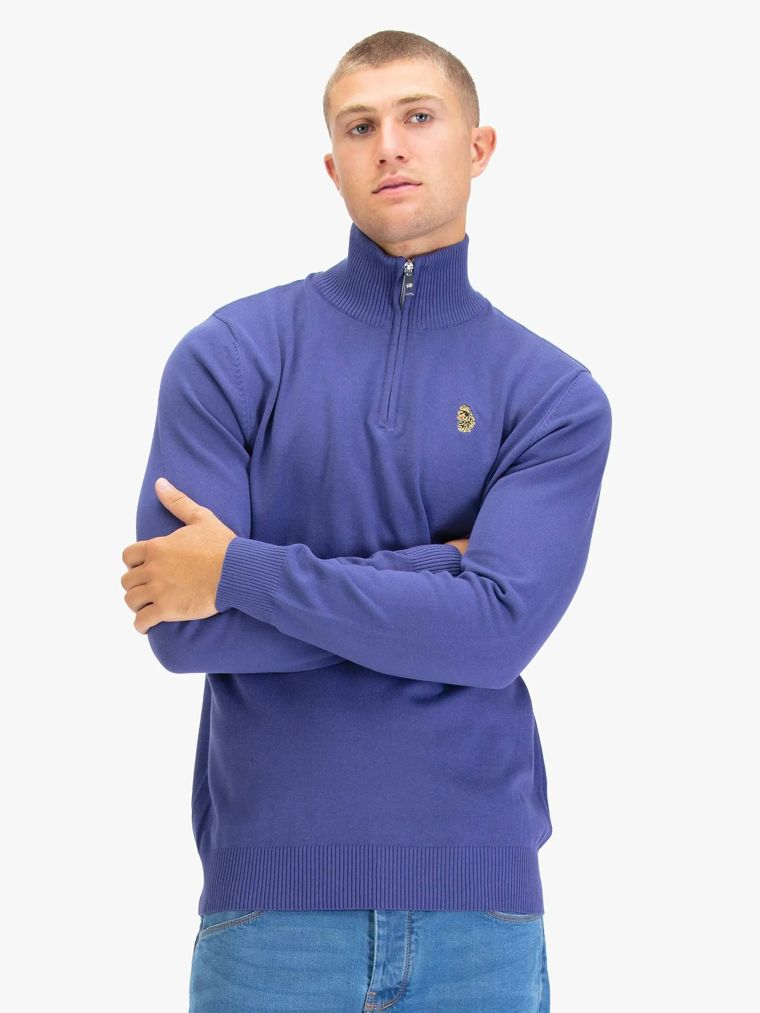 PRETENDER FUNNEL NECK KNITTED JUMPER sold by Luke 1977 product image thumbnail 2