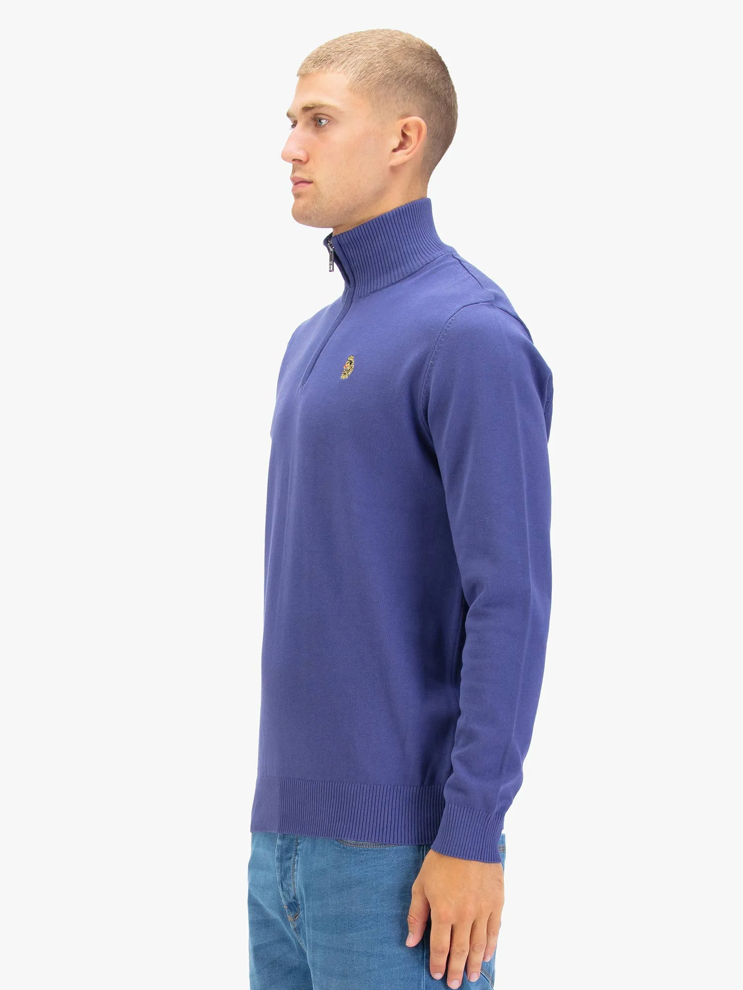 PRETENDER FUNNEL NECK KNITTED JUMPER sold by Luke 1977 product image thumbnail 3