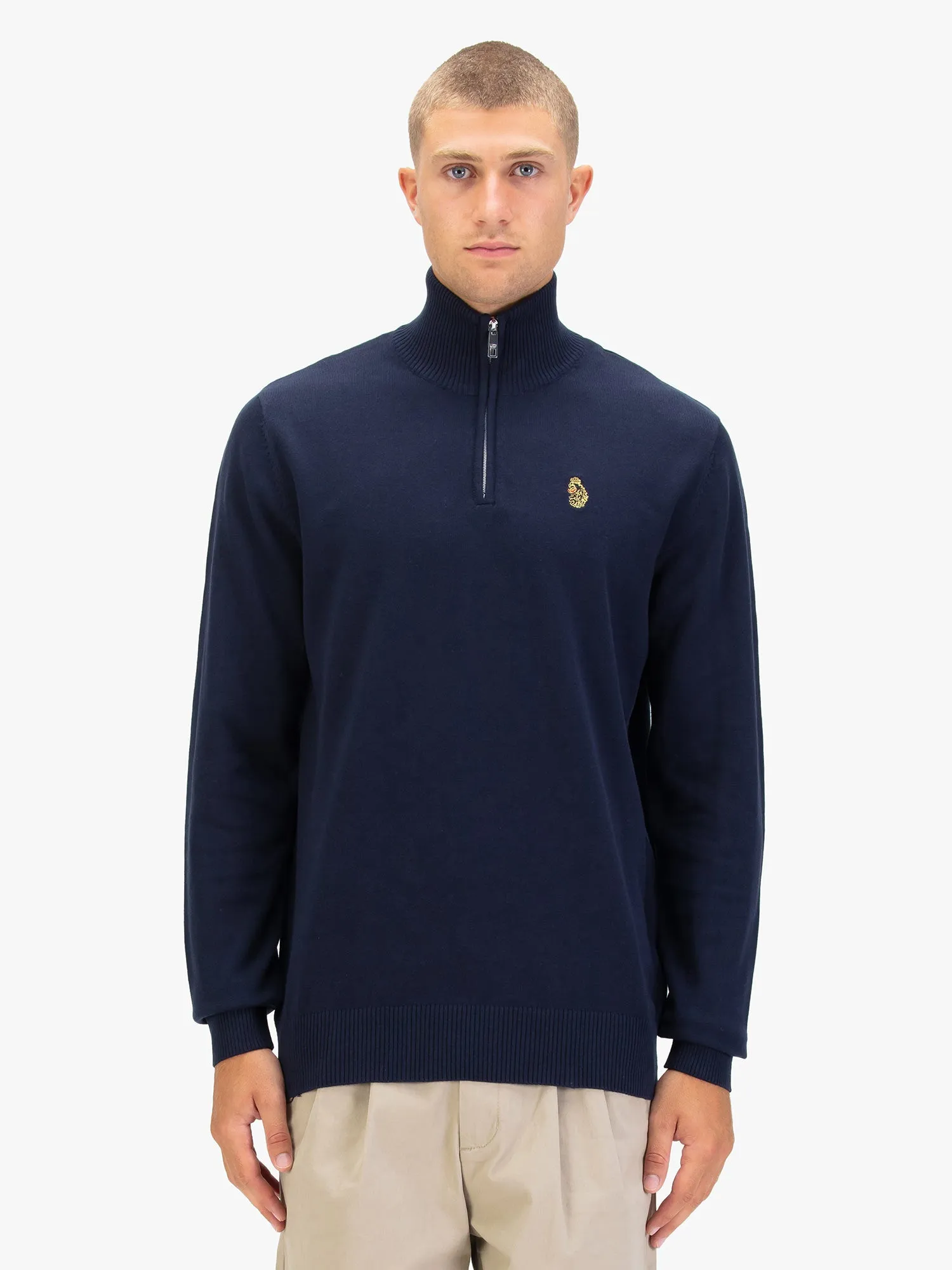 PRETENDER FUNNEL NECK KNITTED JUMPER sold by Luke 1977 product image thumbnail 2