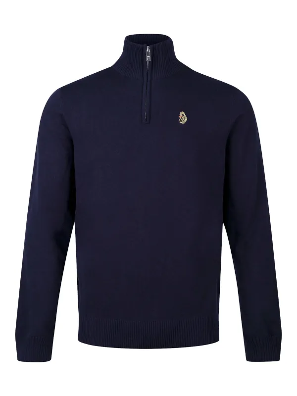 PRETENDER FUNNEL NECK KNITTED JUMPER sold by Luke 1977