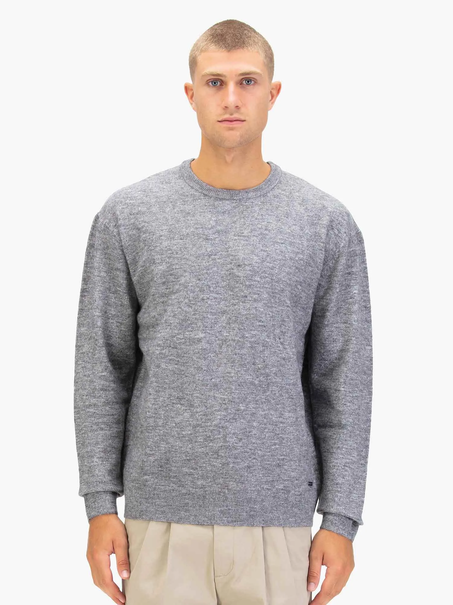 SALCOMBE CREW NECK KNITTED JUMPER sold by Luke 1977 product image thumbnail 2