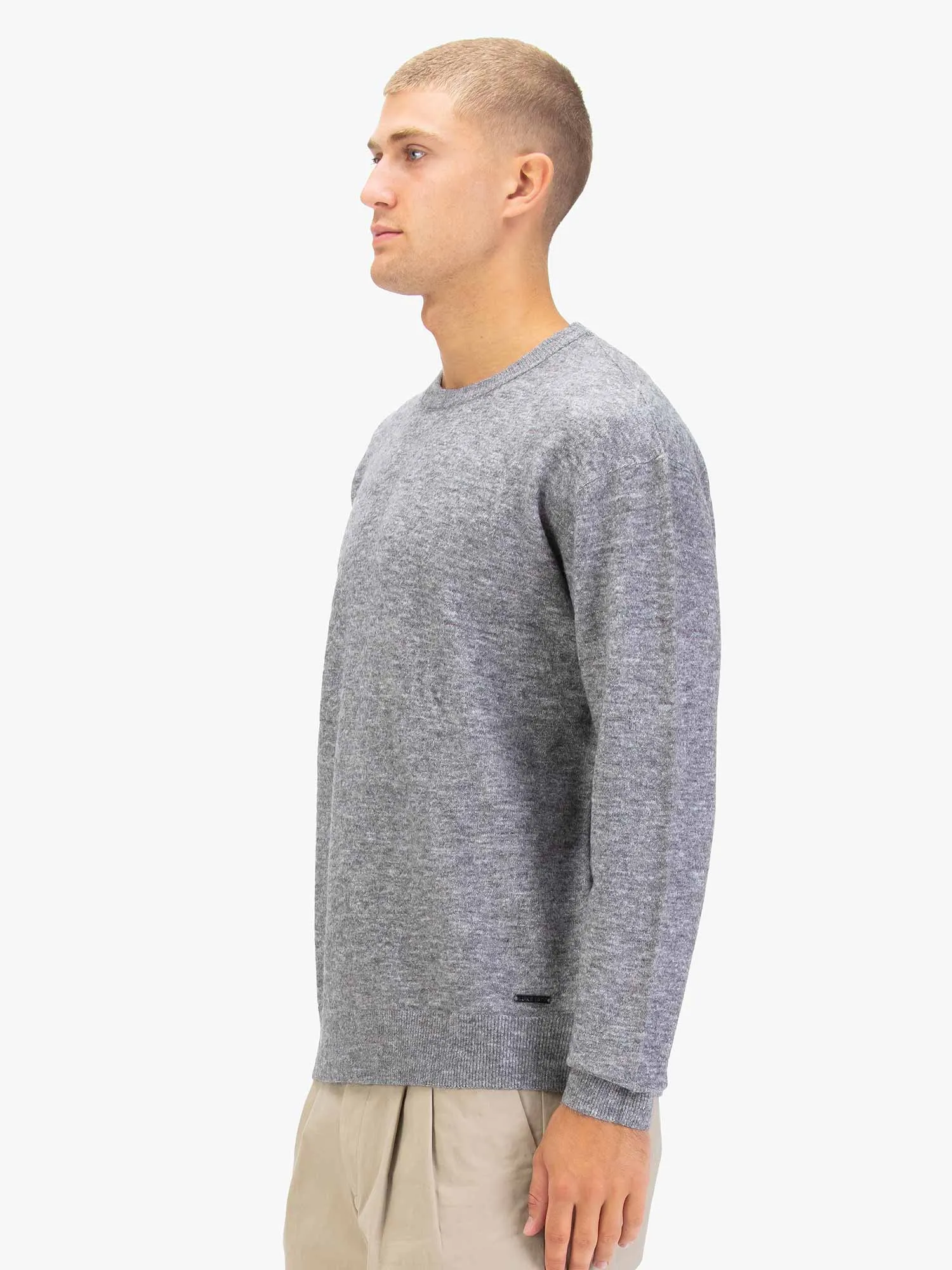 SALCOMBE CREW NECK KNITTED JUMPER sold by Luke 1977 product image thumbnail 3