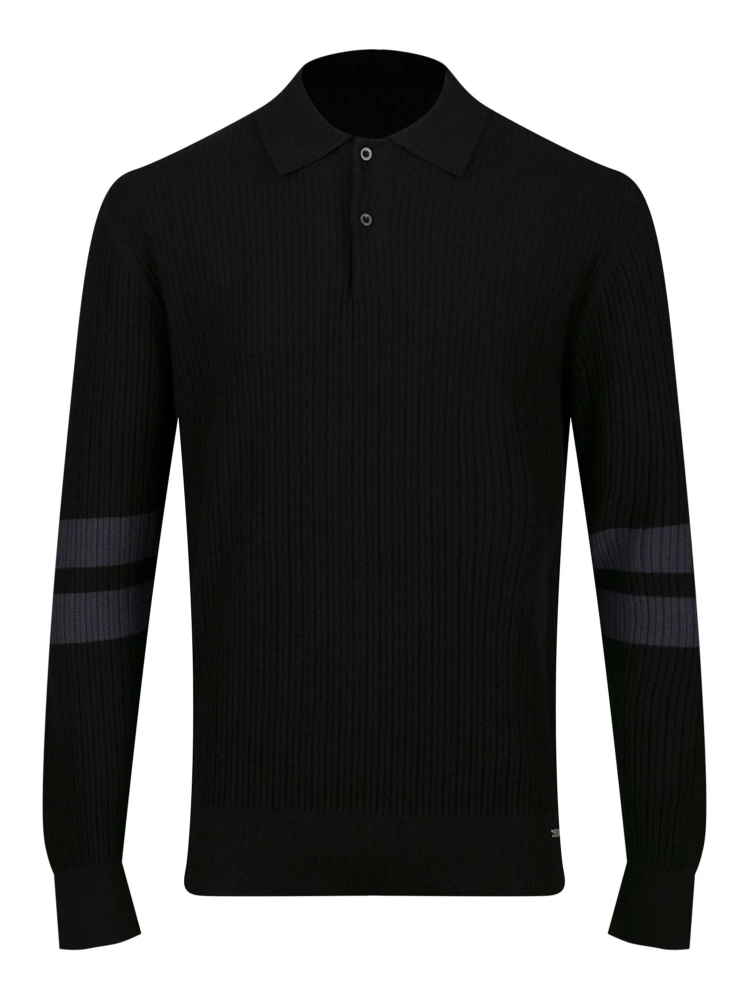 DAWLISH LONG SLEEVE KNITTED POLO sold by Luke 1977