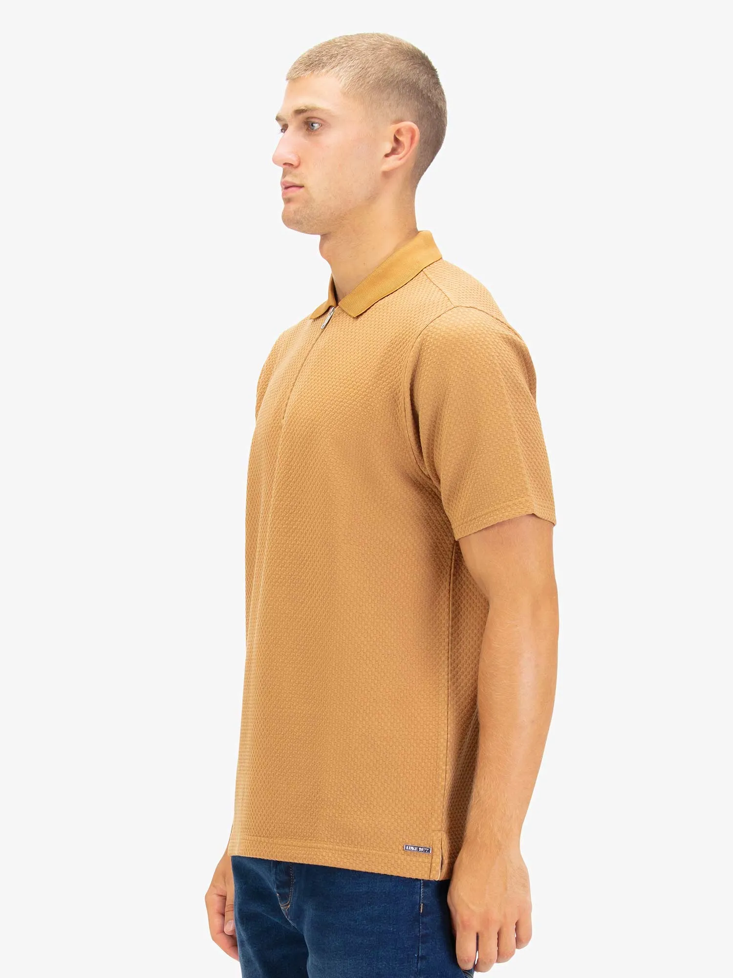 GILBRALTAR ZIP POLO sold by Luke 1977 product image thumbnail 3