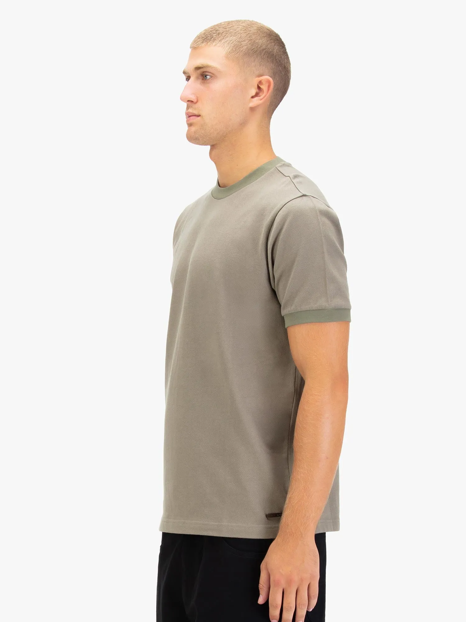 ALBAICIN HERRINGBONE T-SHIRT sold by Luke 1977 product image thumbnail 3
