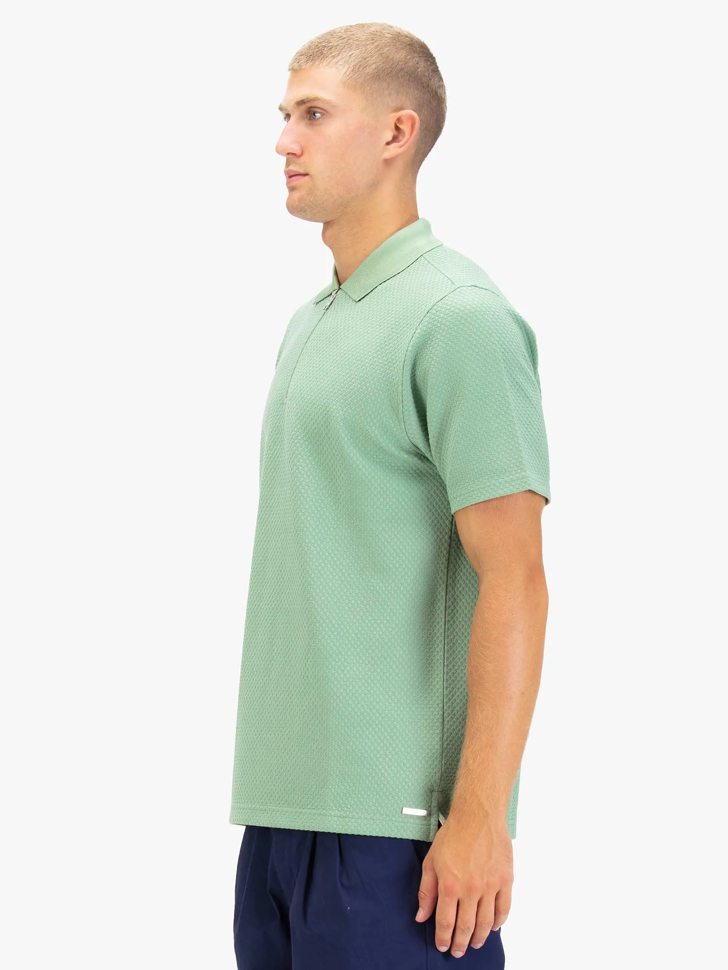 GILBRALTAR ZIP POLO sold by Luke 1977 product image thumbnail 3