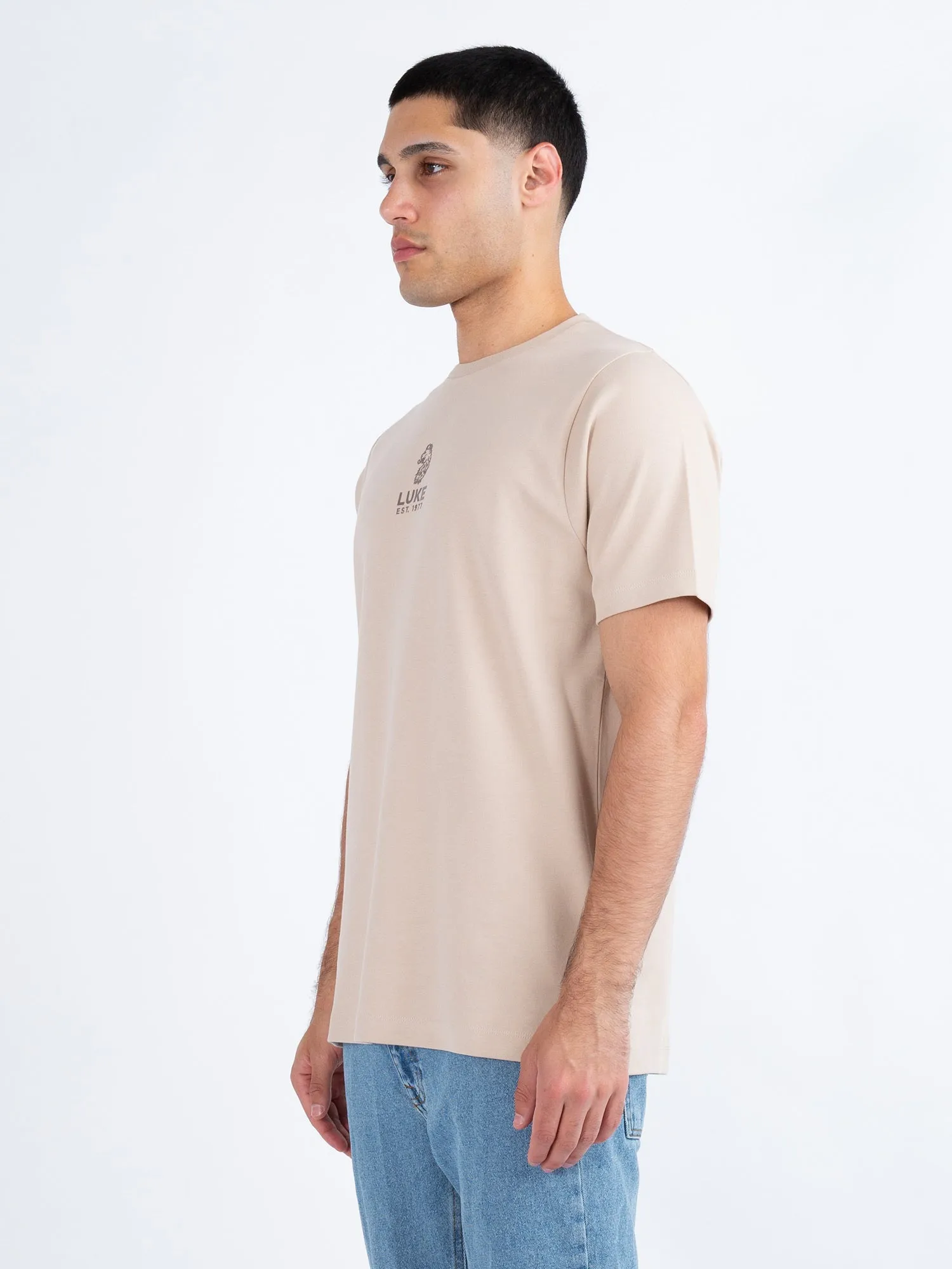 CENTER FOLD PURE COTTON HEAVYWEIGHT T-SHIRT sold by Luke 1977 product image thumbnail 3