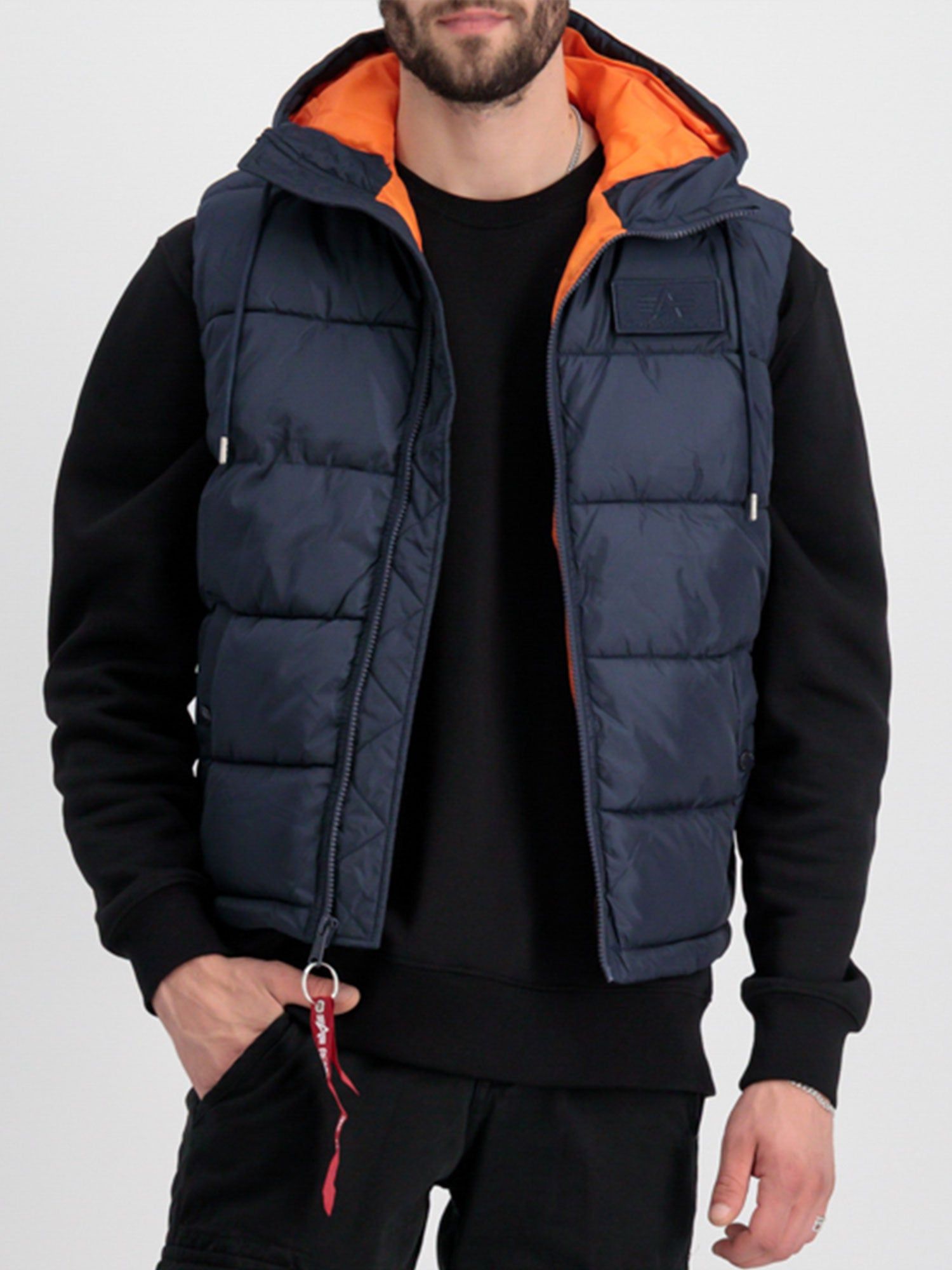 Alpha Industries Hooded Puffer Vest FD sold by Luke 1977