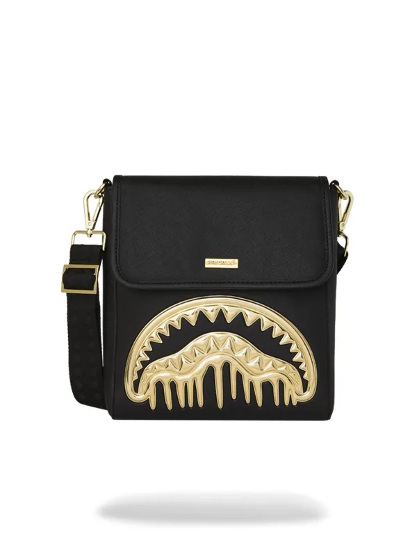 SPRAYGROUND GOLD AND DANGEROUS MESSENGER BAG sold by Luke 1977