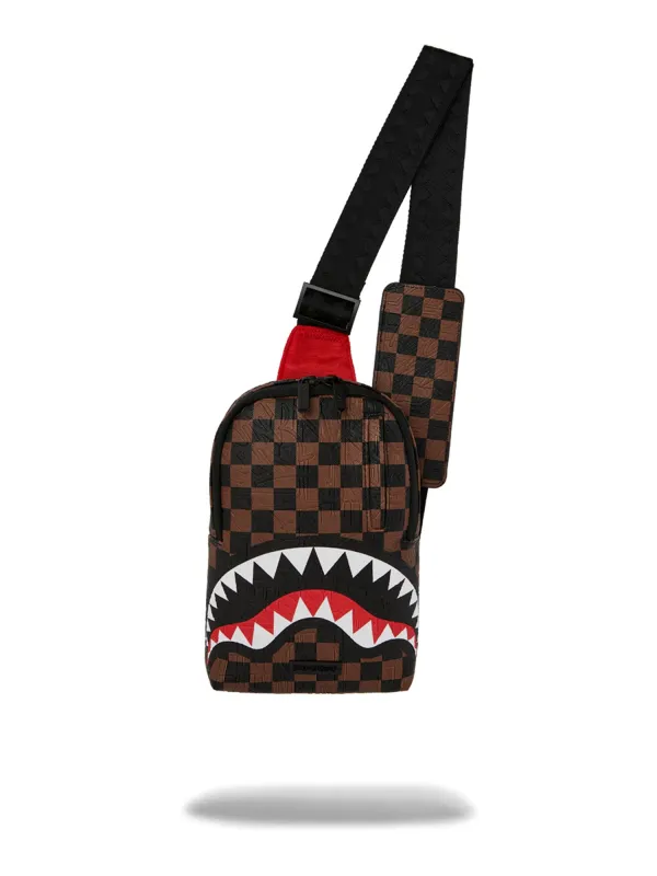 SPRAYGROUND THE PRIVATE JET SHARK CLUB BACKPACK SLING sold by Luke 1977