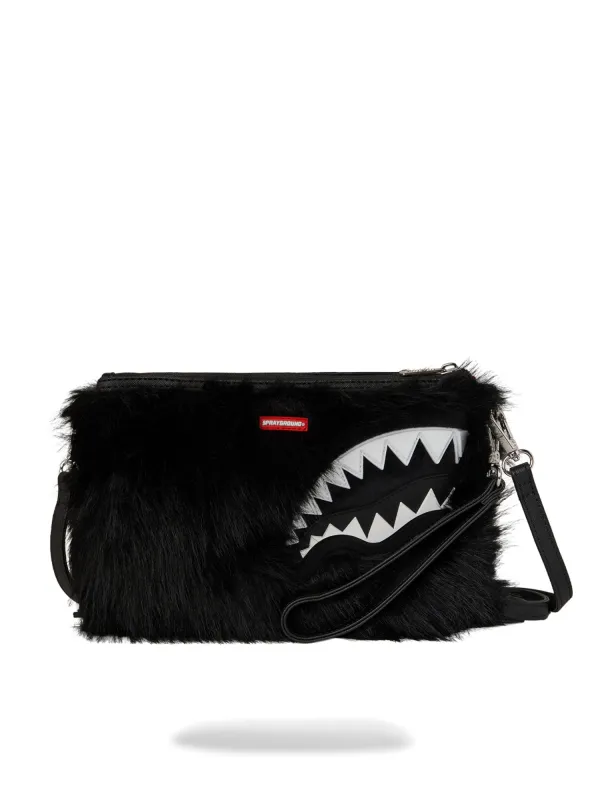 SPRAYGROUND FURZILLA SHARK (NIGHT) CROSSOVER CLUTCH sold by Luke 1977