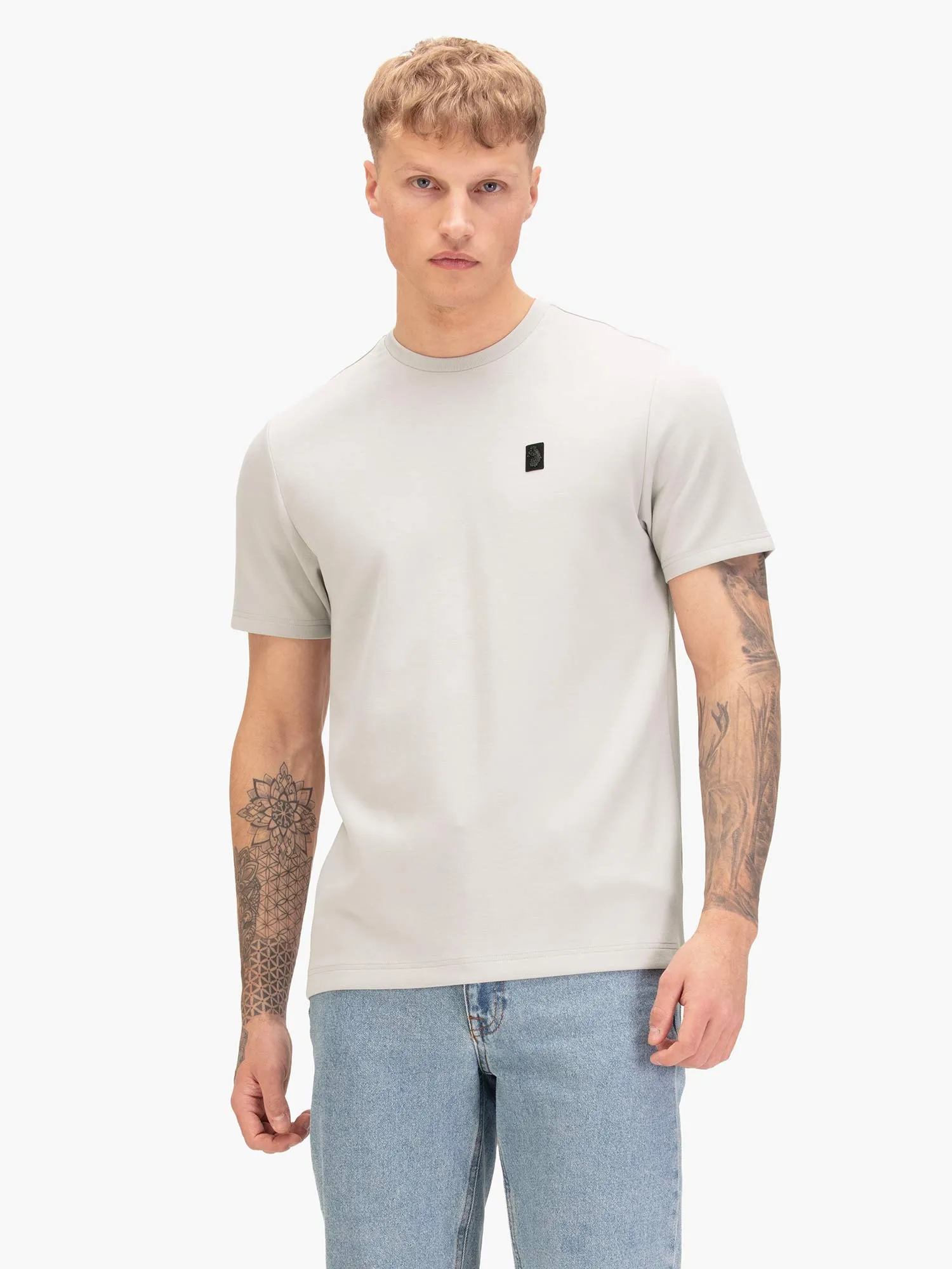 Awestruck Heavyweight Modal T-Shirt - Grey sold by Luke 1977 product image thumbnail 2