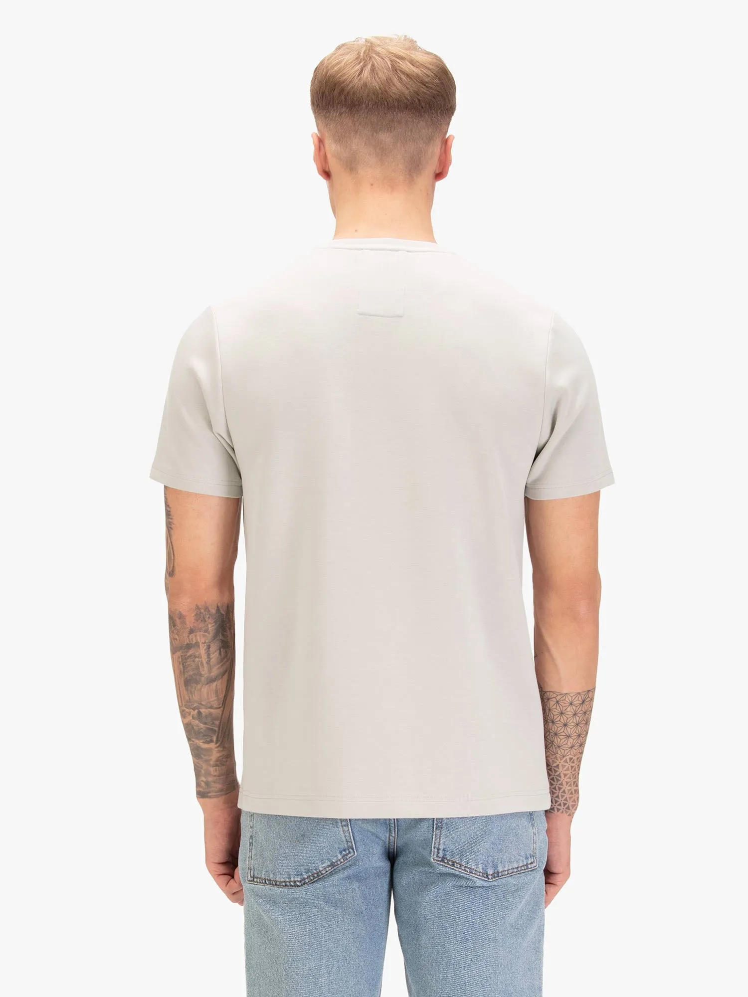 Awestruck Heavyweight Modal T-Shirt - Grey sold by Luke 1977 product image thumbnail 4