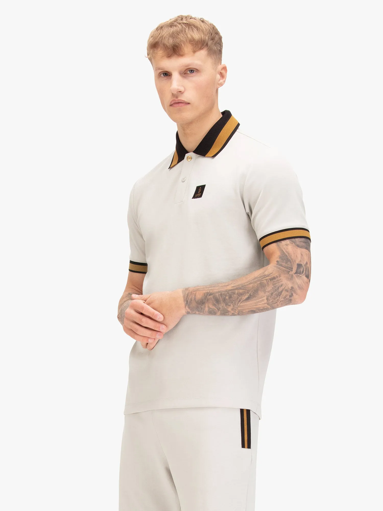 MAKATI HONEYCOMB TEXTURED POLO sold by Luke 1977 product image thumbnail 2