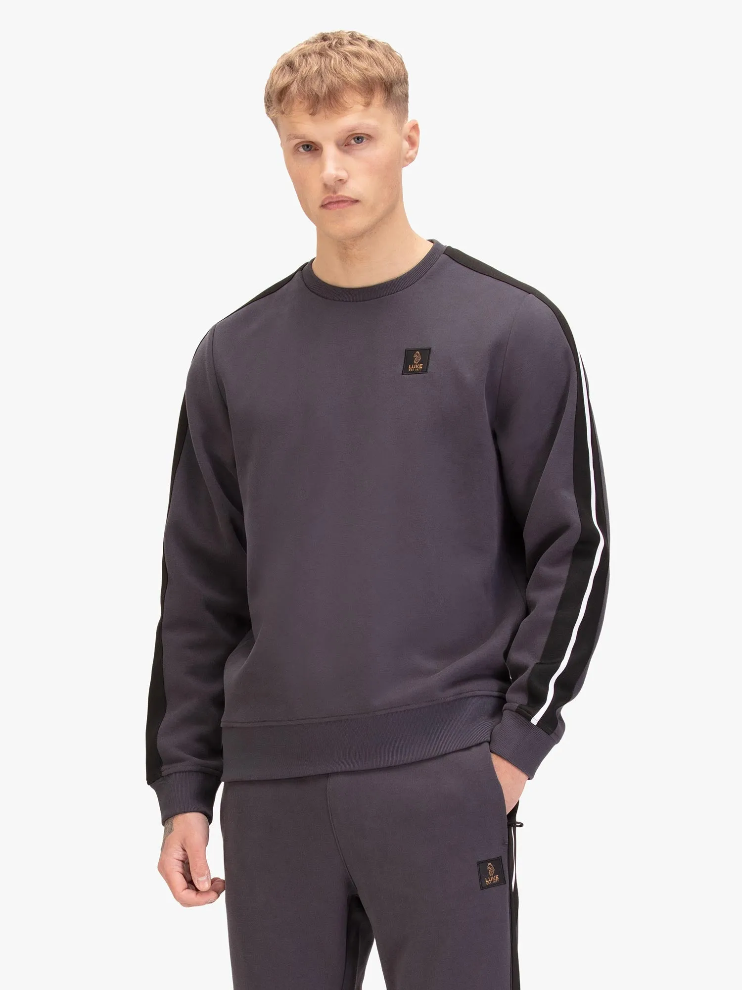 MASSACHUSETTS 1000 TAPE DETAIL SWEATSHIRT sold by Luke 1977 product image thumbnail 2