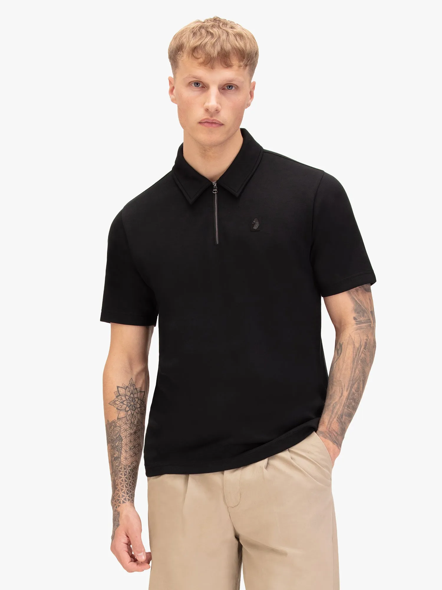EUPHONIC MODAL ZIP POLO sold by Luke 1977 product image thumbnail 2