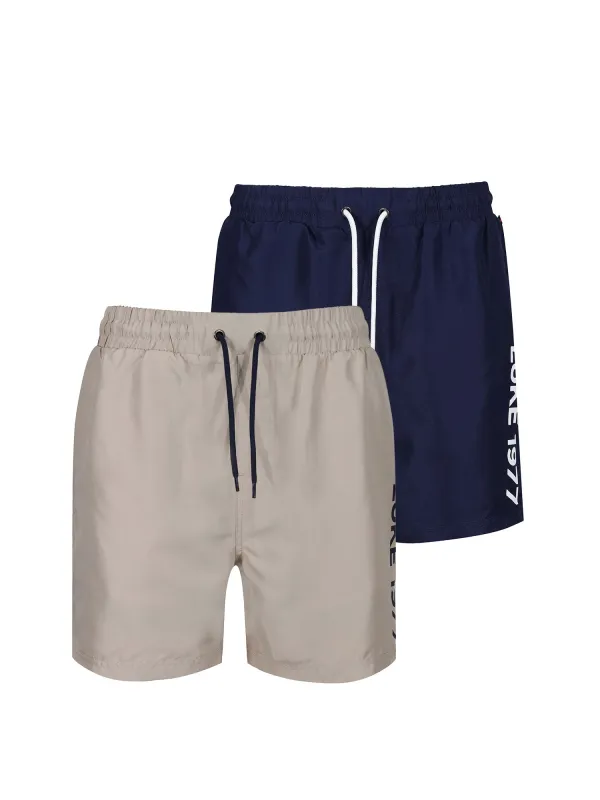 Side On Swim Shorts 2 Pack made by Luke 1977