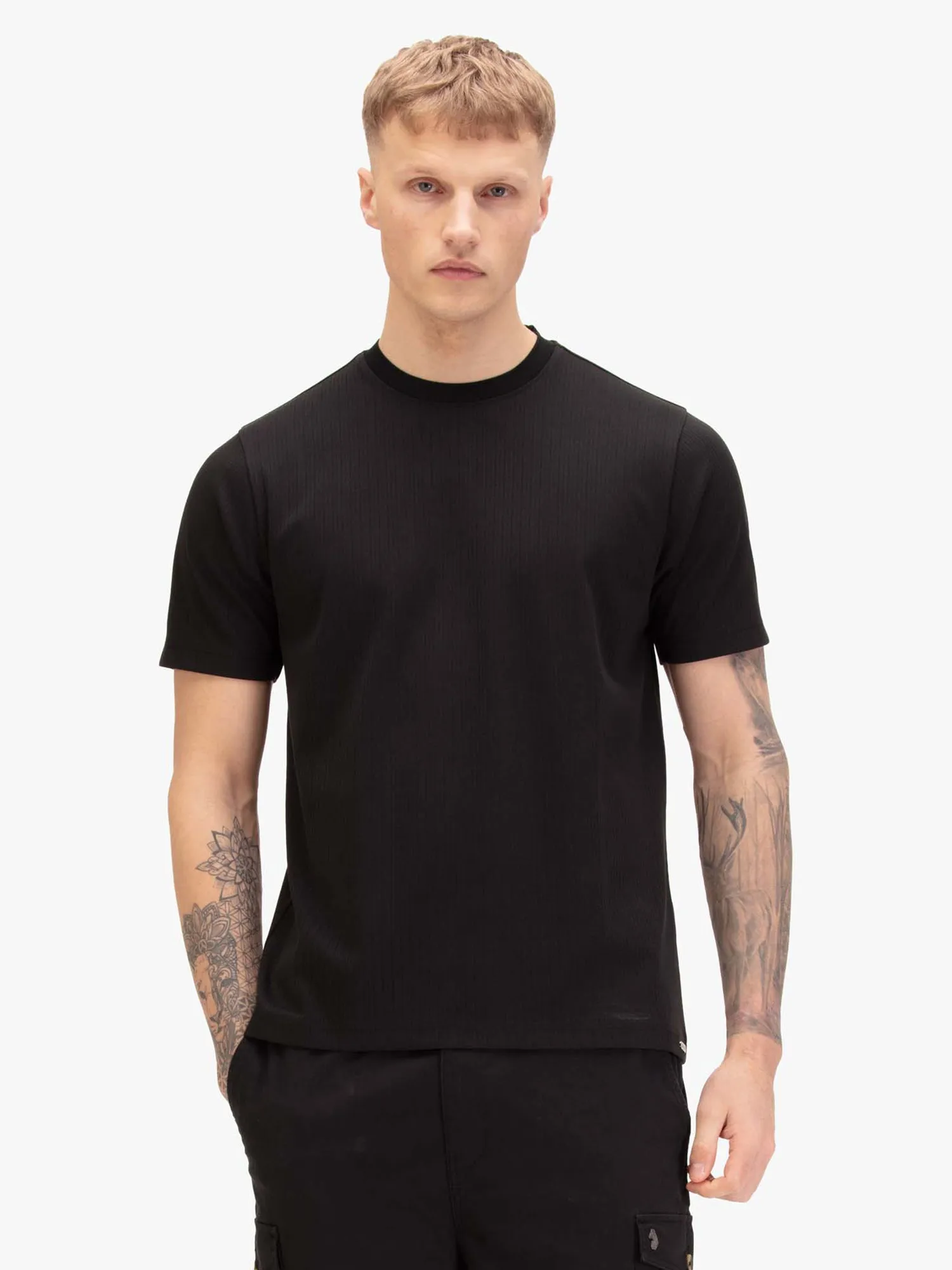 THEO RIBBED T-SHIRT sold by Luke 1977 product image thumbnail 2