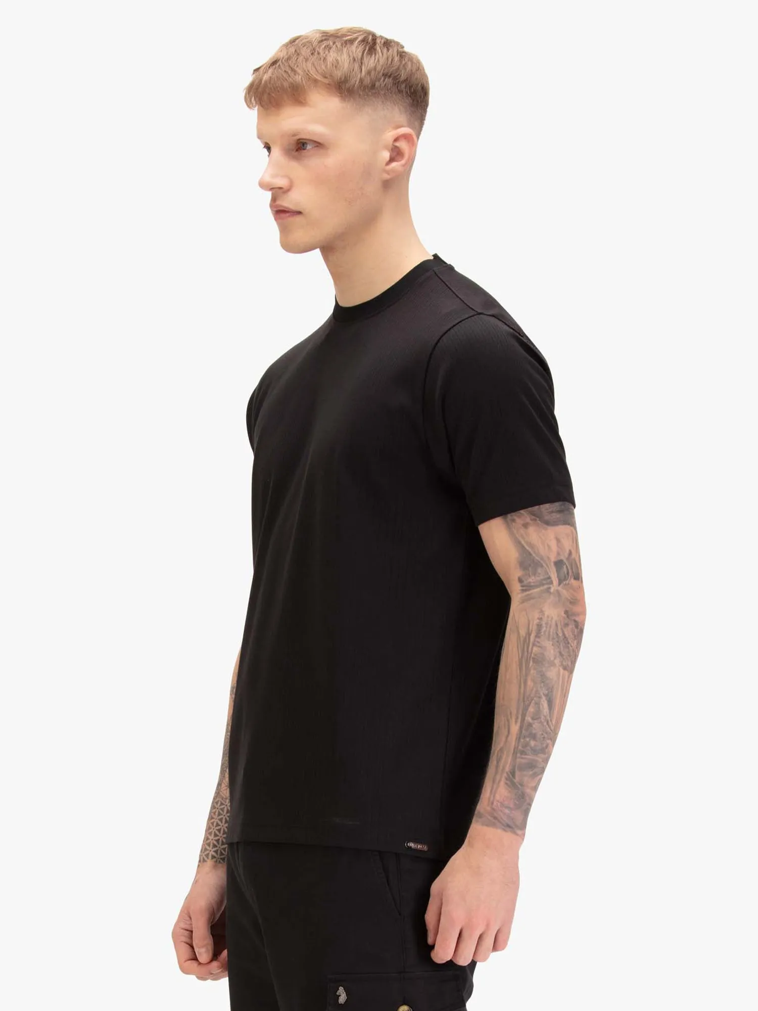 THEO RIBBED T-SHIRT sold by Luke 1977 product image thumbnail 3
