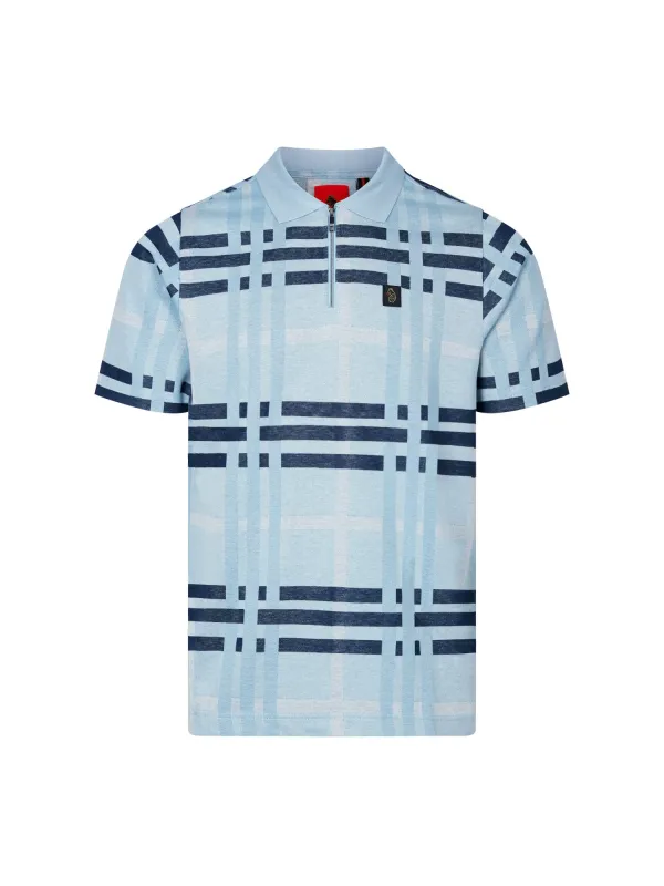 CASTLE ZIP NECK POLO made by Luke 1977