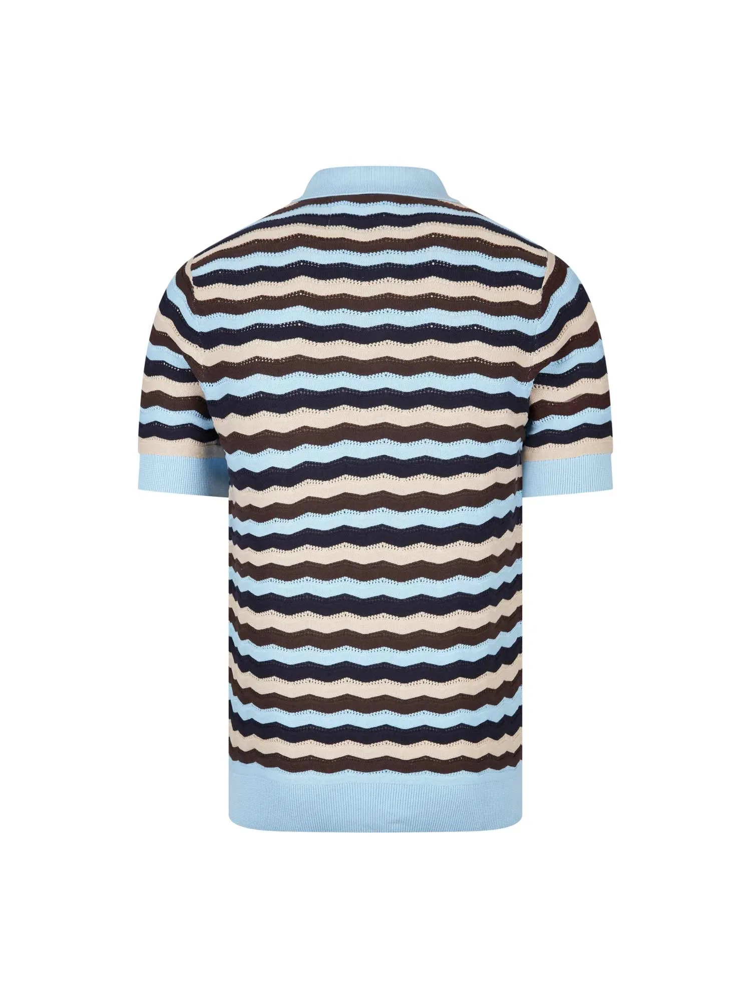 MAUGHOLD TEXTURED KNIT POLO sold by Luke 1977 product image thumbnail 5