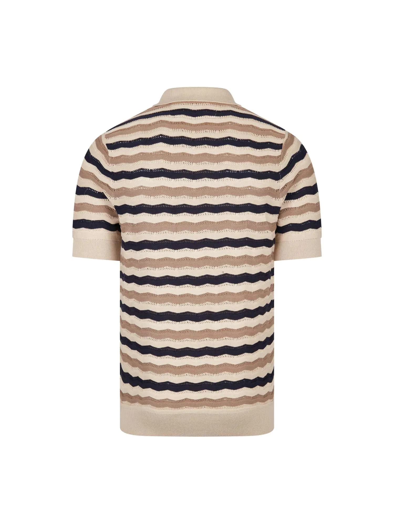 MAUGHOLD TEXTURED KNIT POLO sold by Luke 1977 product image thumbnail 5