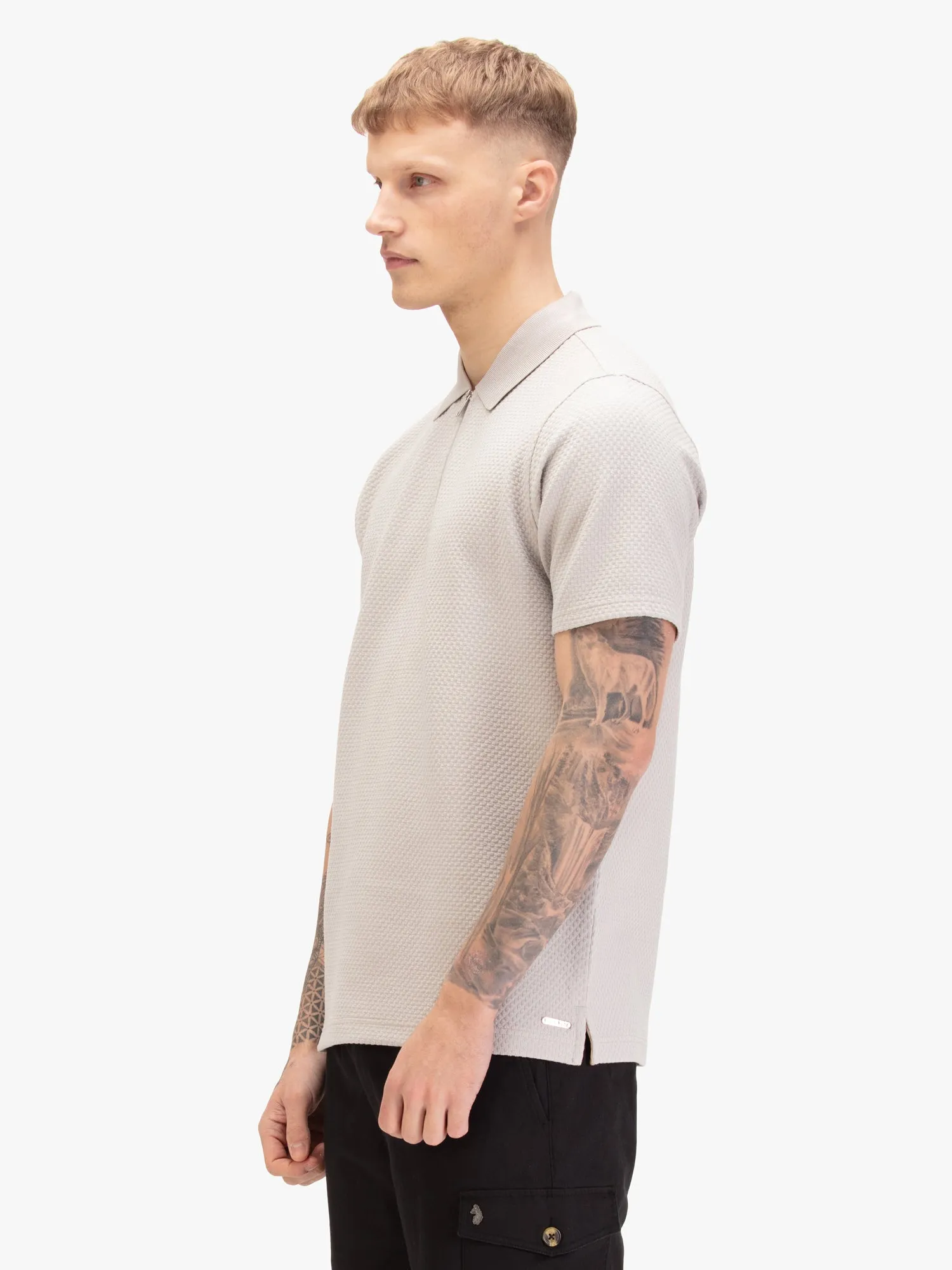 GILBRALTAR ZIP POLO sold by Luke 1977 product image thumbnail 3